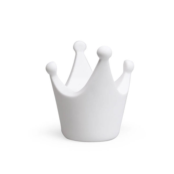 Witte spaarpot in de vorm van een kroontje van Atelier Pierre