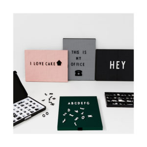 Letterborden van Design Letters in A4-formaat