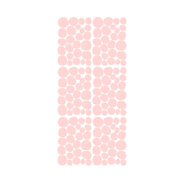 Muursticker met roze dots van Pöm