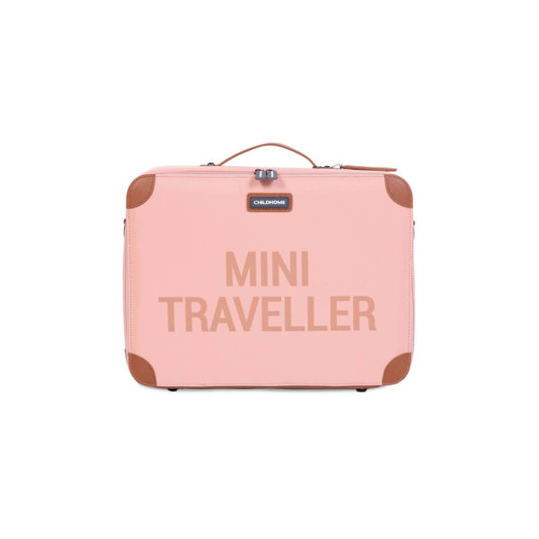 Childhome mini traveller reiskoffer roze