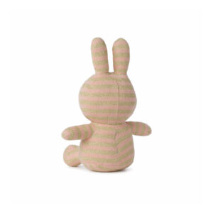 Nijntje Miffy organic cotton stripe pink 23 cm achterkant