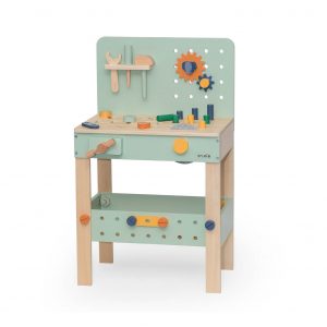 trixie wooden workbench with accessories 2