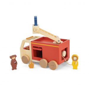 trixie houten brandweerwagen 2