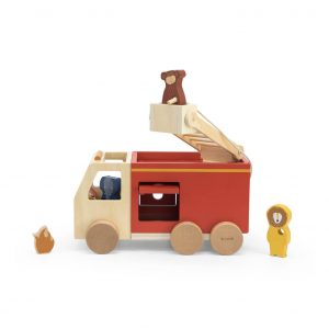 trixie houten brandweerwagen
