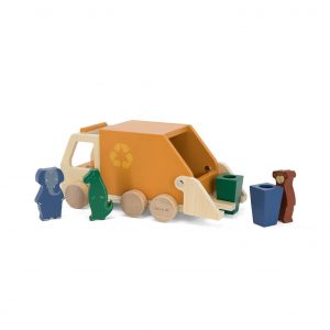 trixie houten vuilniswagen