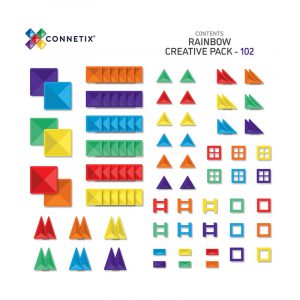 connetix rainbow creative pack inhoud