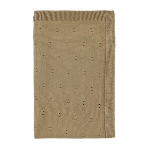 trixie knitted blanket sand 2