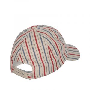 konges-slojd-marlon-bow-cap-antique-stripes-achterkant